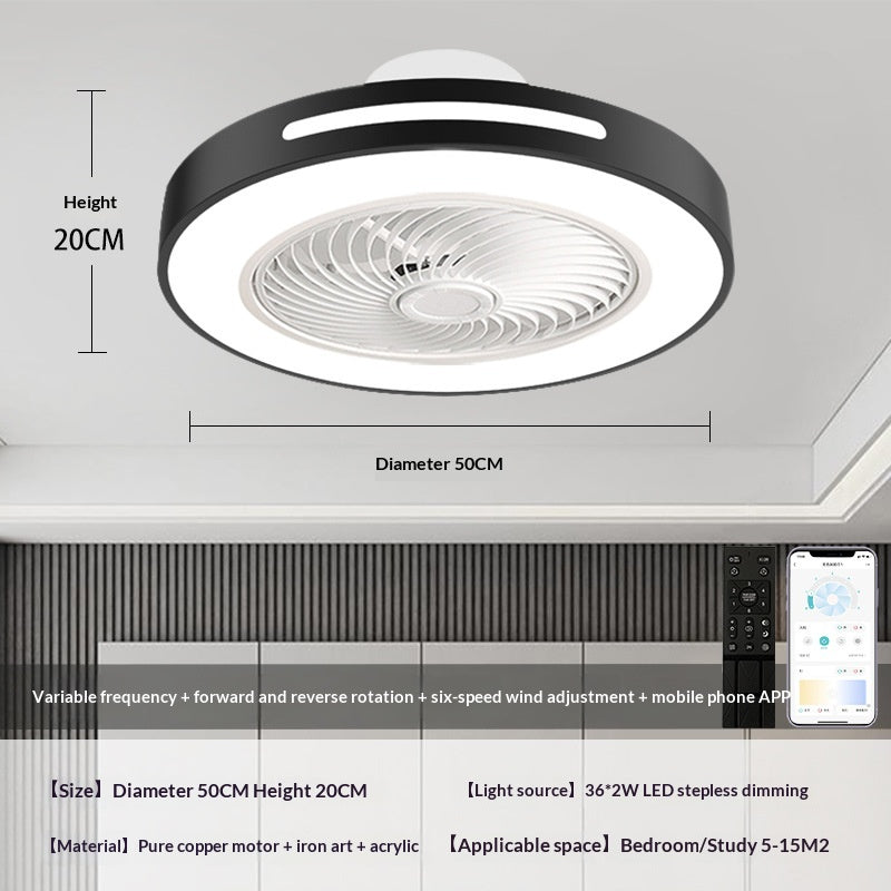 Fan Lumière Minimalist Chambre Plafond