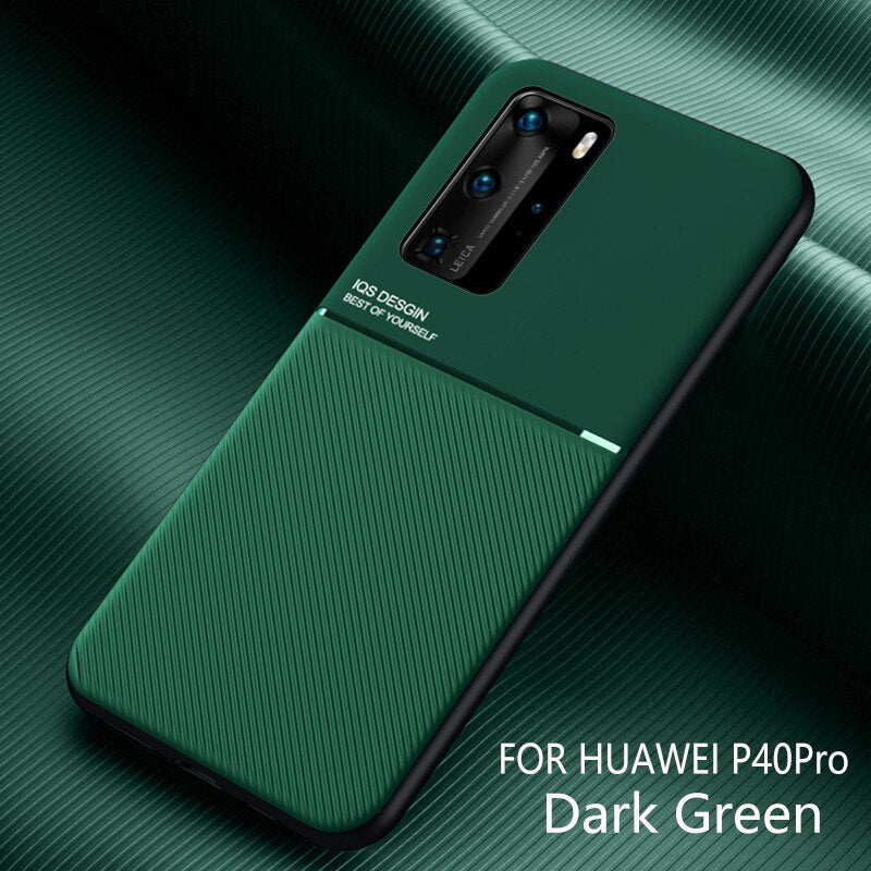 Friction magnétique p30pro personnalisé anti-fall mat20 housse de protection