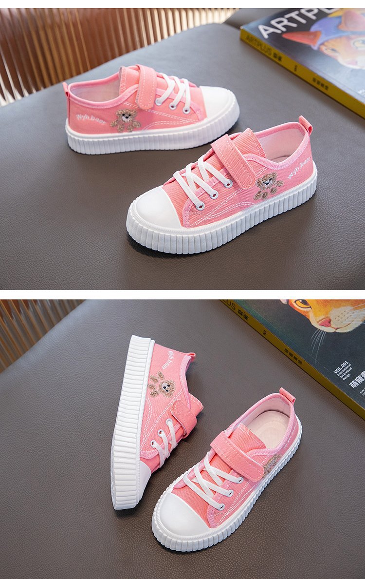 Chaussures en toile pour enfants de style coréen
