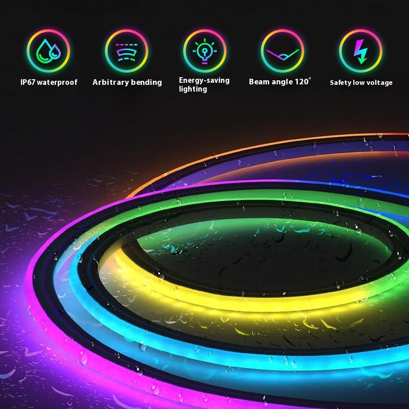 Led faible tension Neon couleur magique costume bande de lumière flexible