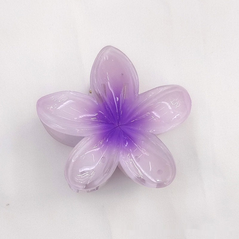 Fleur d'oeuf Bauhinia Retour Spoon Grasping Clip capillaire