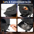 Foldable Tent Stove with 5-Section Chimney