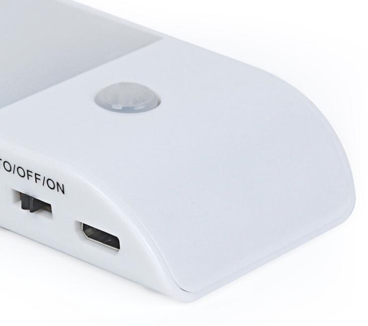 Lumière de nuit rechargeable du capteur