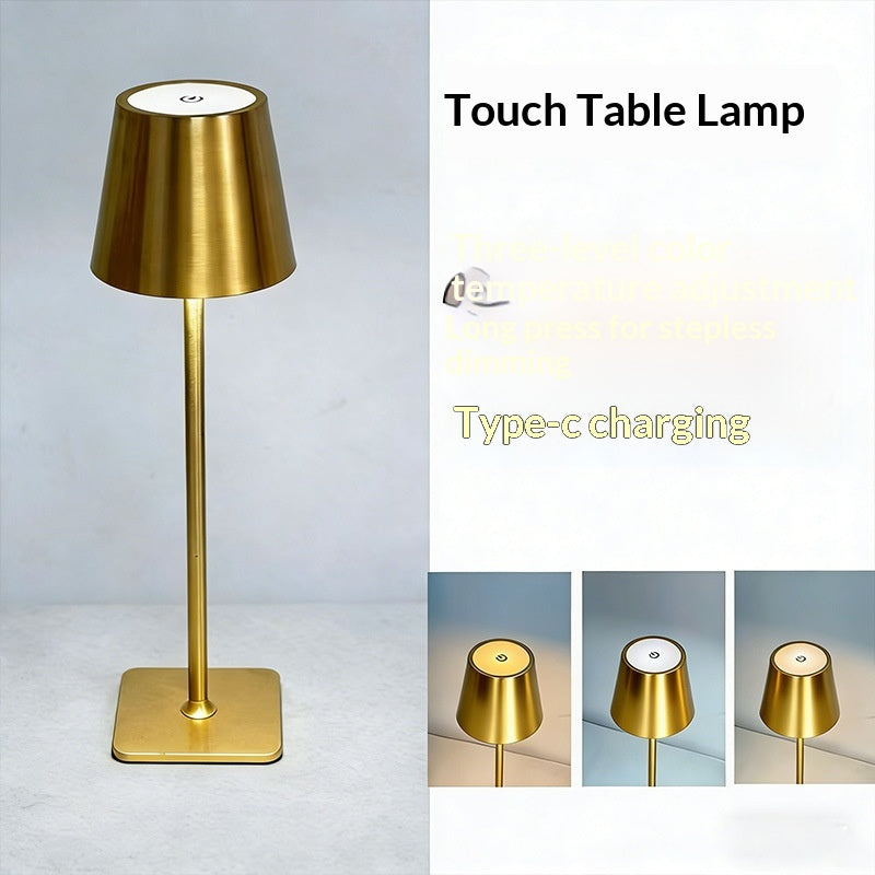 Lampe de table de recharge lampe de bureau restaurant extérieur