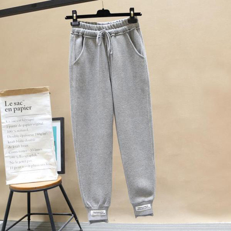 Pantalons de laine de laine de la jambe en vrac pour femmes