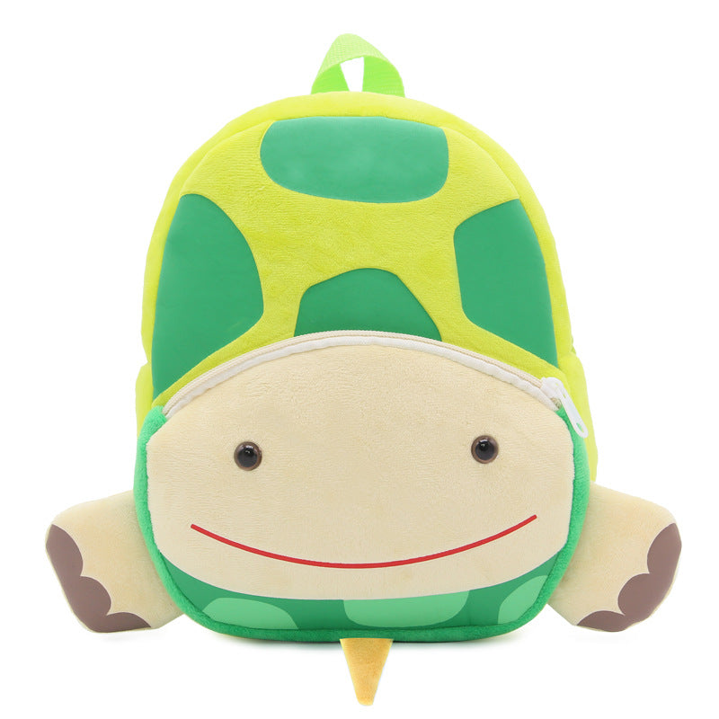 Zoo mignon sac à dos pour enfants en peluche de tortue animale
