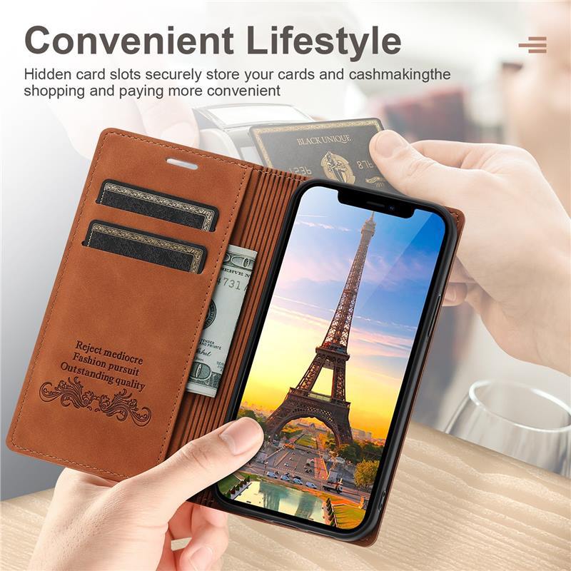 Boîtier de protection magnétique pour téléphones portables