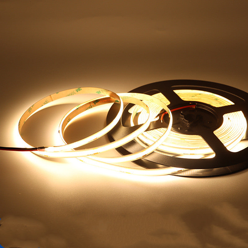 480 Couleur Température COB Light Strip Neon 24V Flexible Embedded