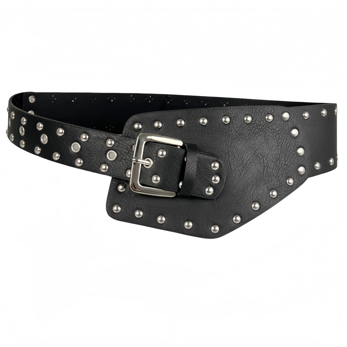 Rivet Punk large ceinture mode et polyvalent style vintage