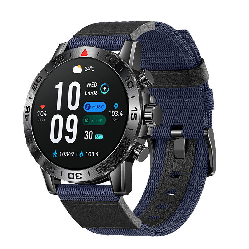 Bluetooth Calling Smart Watch Musique Lecture Fréquence cardiaque Pression artérielle Multi-sports Waterp