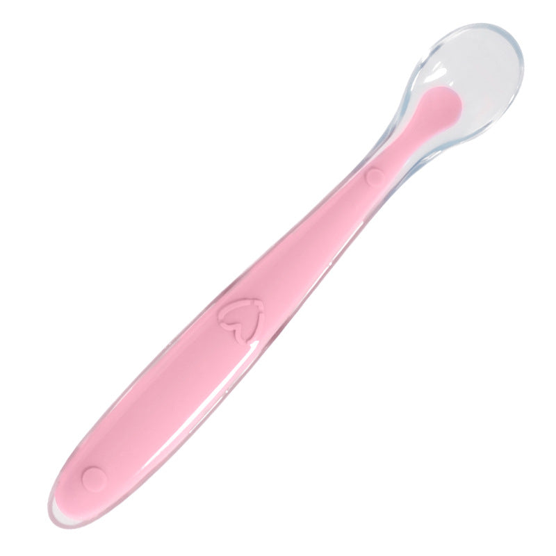 Baby Spoon Silicone avec soupe pour la formation