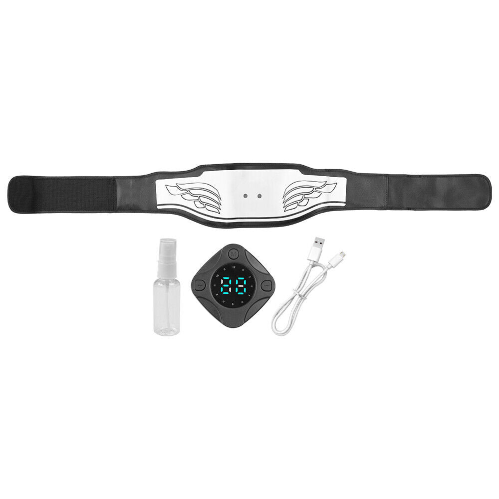 EMS Abdominal Muscle Tonning Belt Trainer ABS Stimulateur Toner Belt Rechargeable