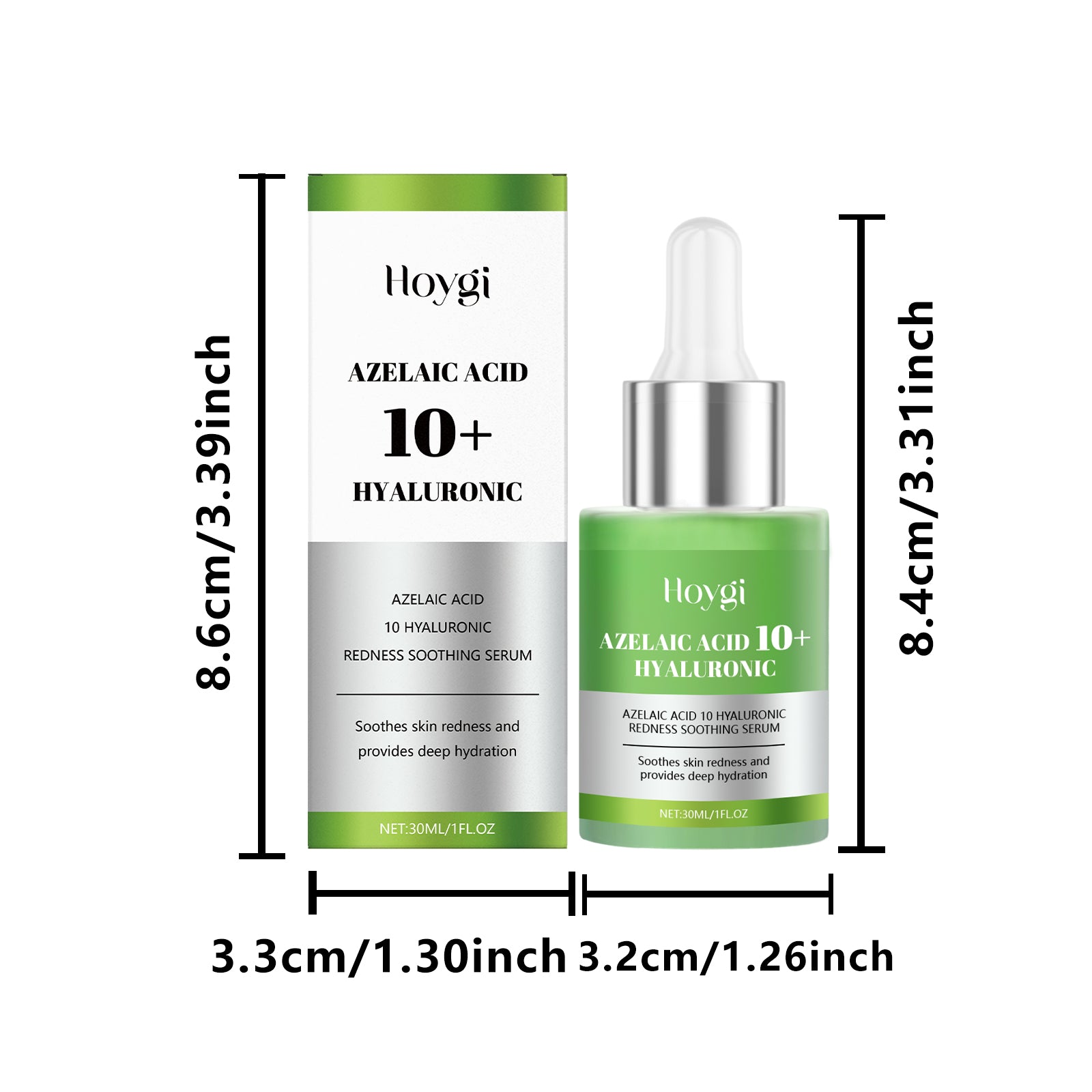 Acide hyaluronique Apaisant E Ssence Vert clair Boîte de 30ml