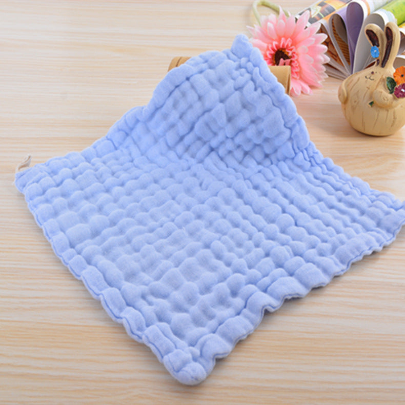 Serviette carrée Gauze Seersucker à six couches Infant Petite tour