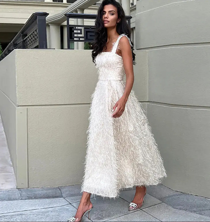 Robe sans manches pour femme