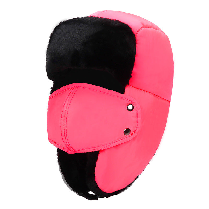 Chapeau épais Plus Velvet Lei Feng résistant au froid