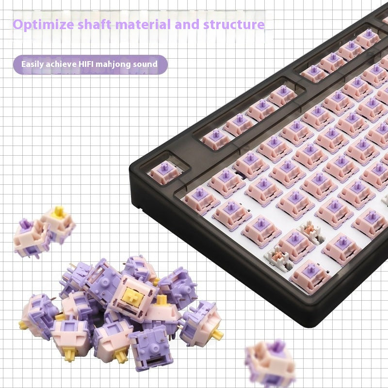 Princess Linear Axis Double Spring Band Parameter Mechanical Keyboard Custom Body