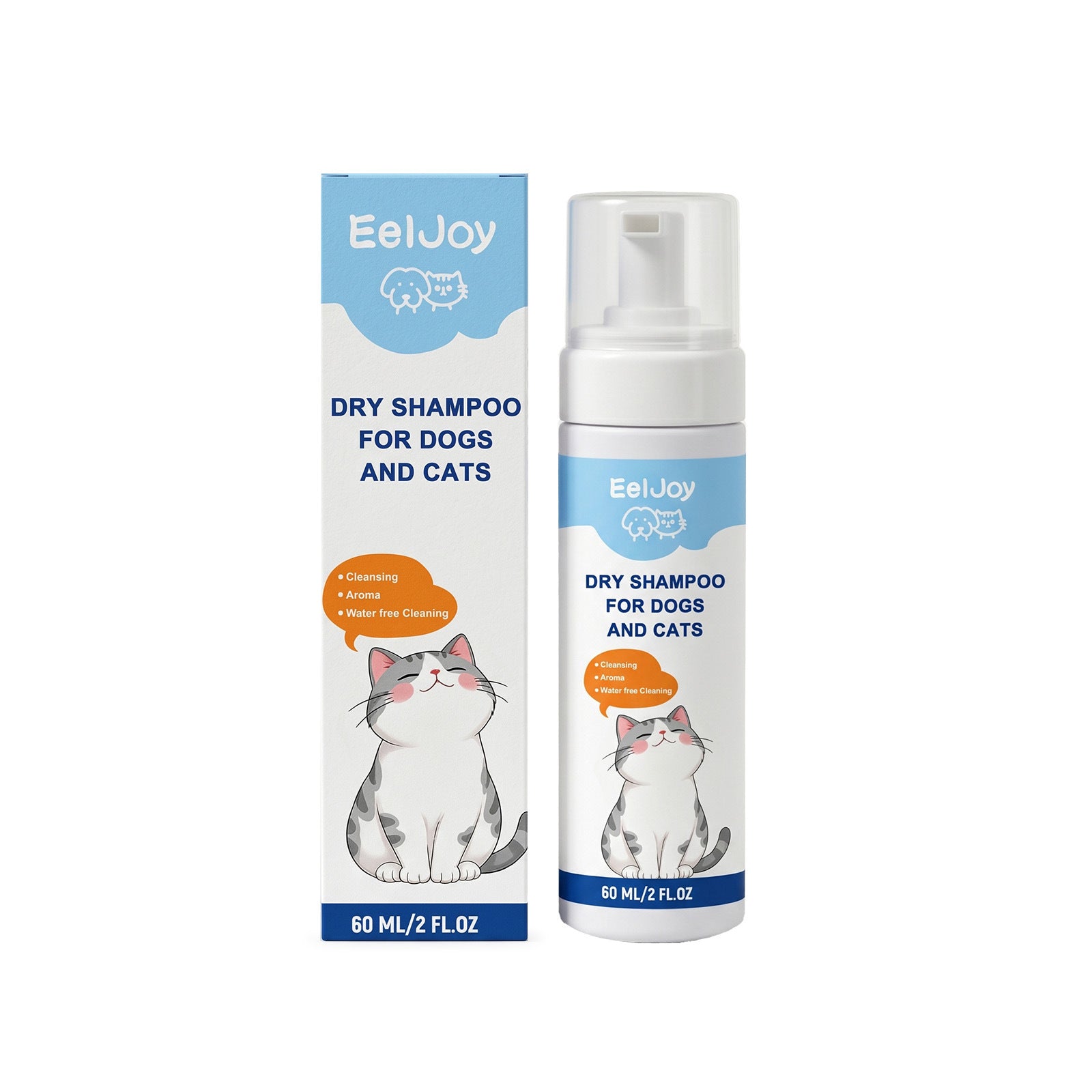 Shampooing sans rinçage pour chiens et chats