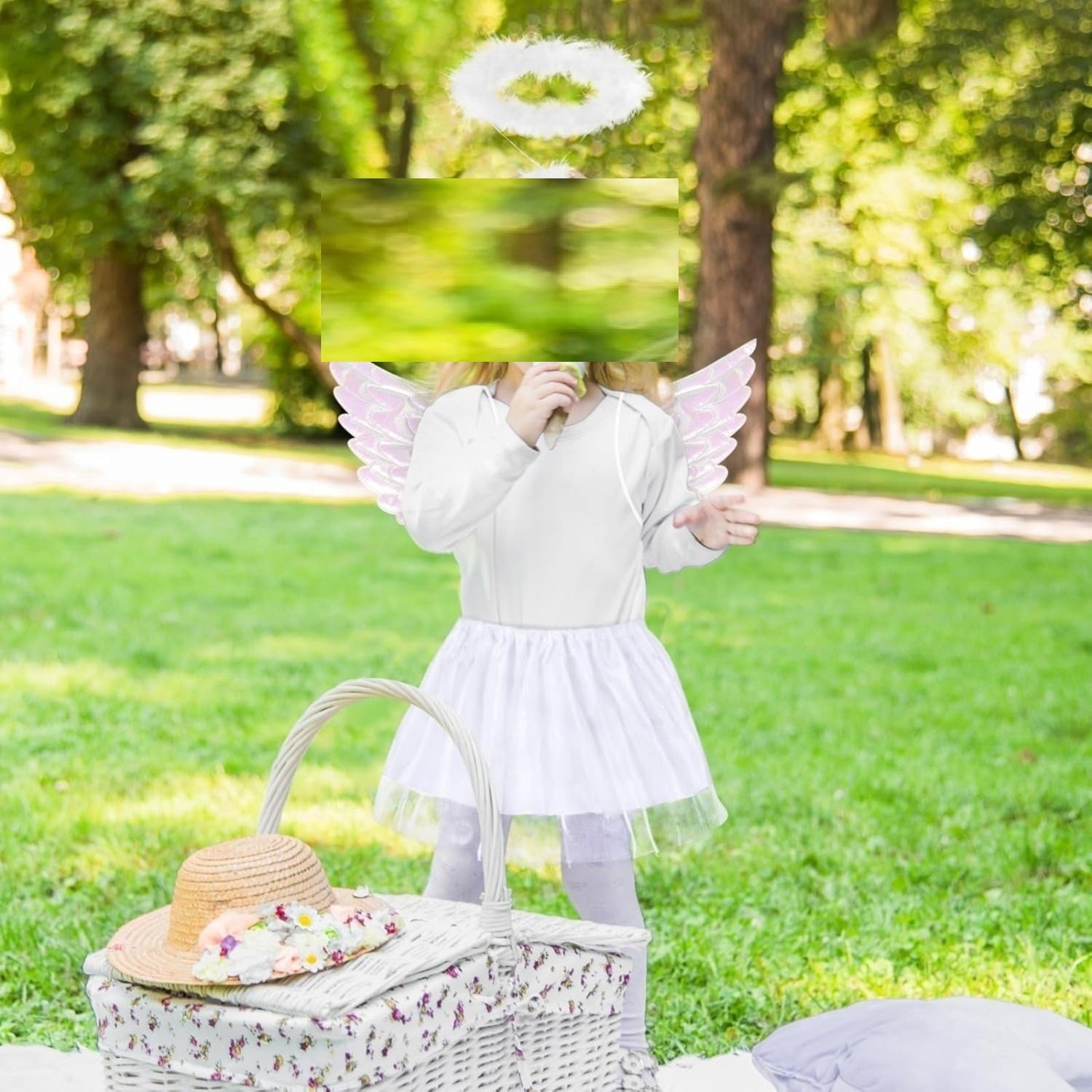 Ensemble de 3 accessoires déguisement Angel pour adultes