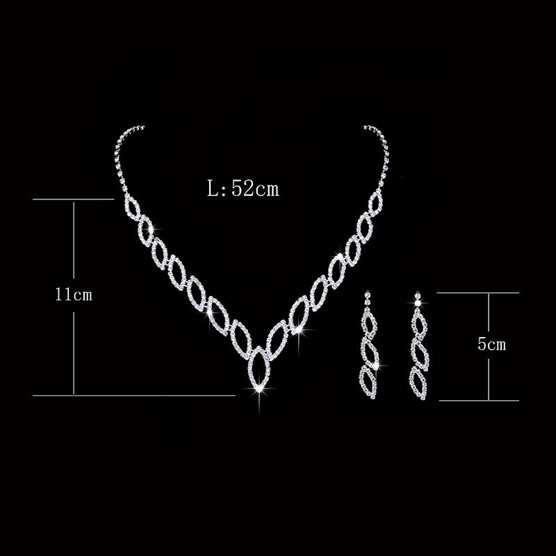 Photographie de mariage Bijouterie Classique Kiss Kiss EARRINGS NECKLACE Bridal Suit 451 Factory Di