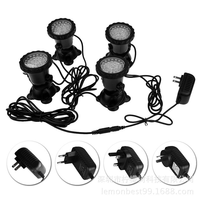 Couleur LED poisson lampe cylindre lampe de plongée LED lampe de montagne lampe de piscine plongée réservoir de poisson shouli