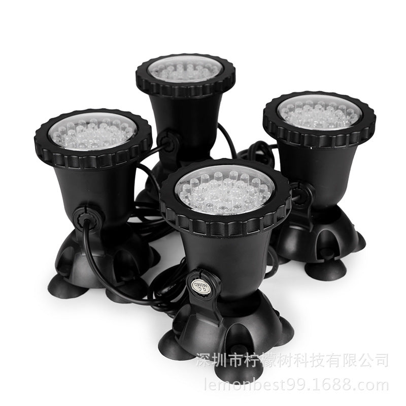 Couleur LED poisson lampe cylindre lampe de plongée LED lampe de montagne lampe de piscine plongée réservoir de poisson shouli