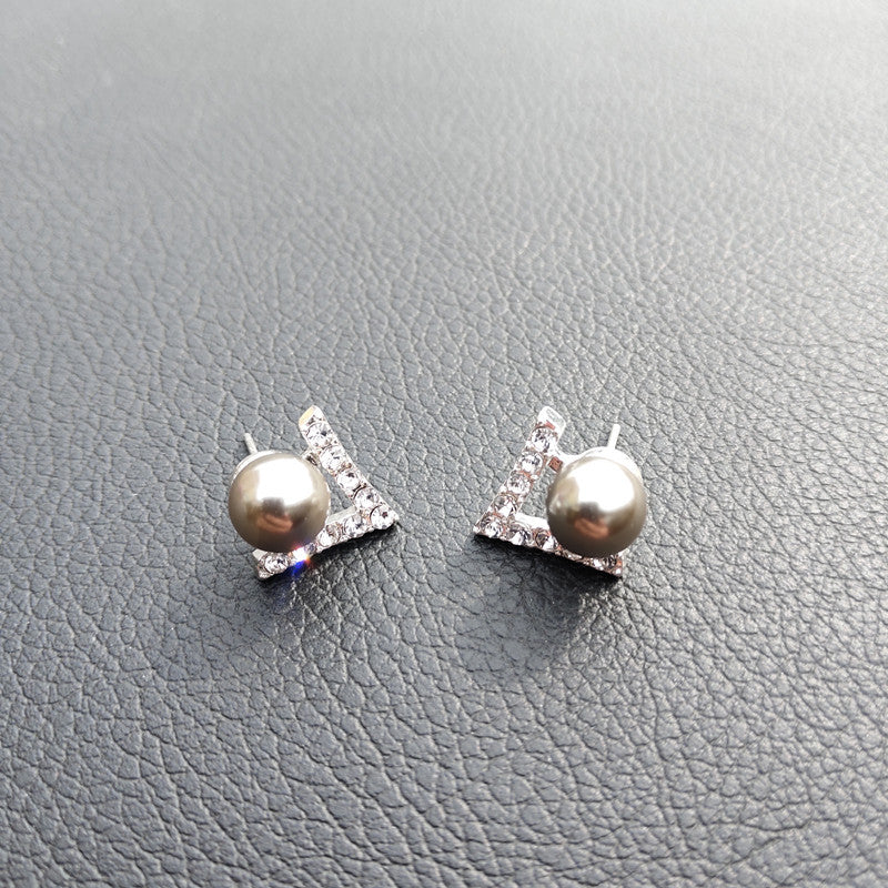 Boucles d'oreilles triangle en forme de V