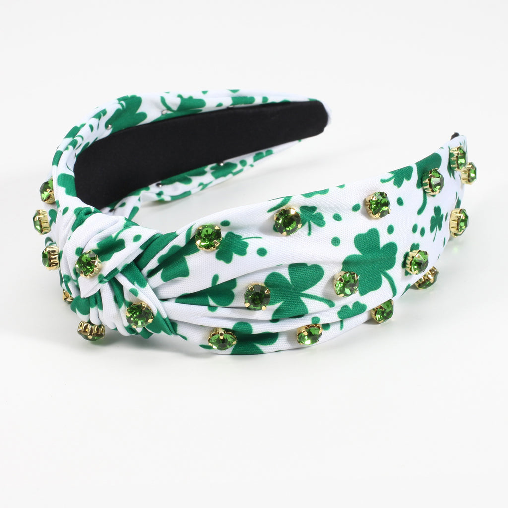 Bandeau en Strass incrusté d'Irish St Patrick
