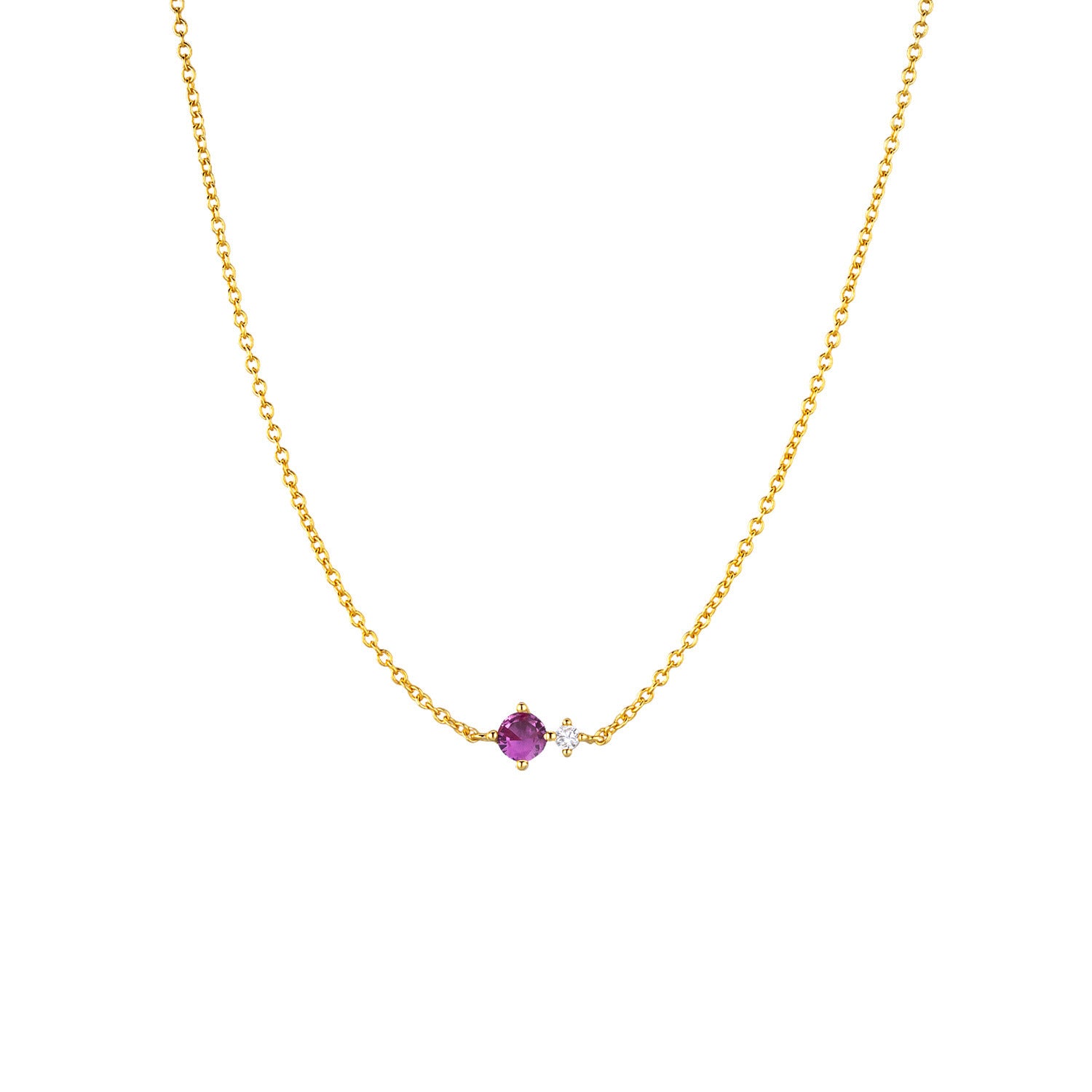 S925 Collier en argent sterling avec douze pendentifs en pierre de naissance