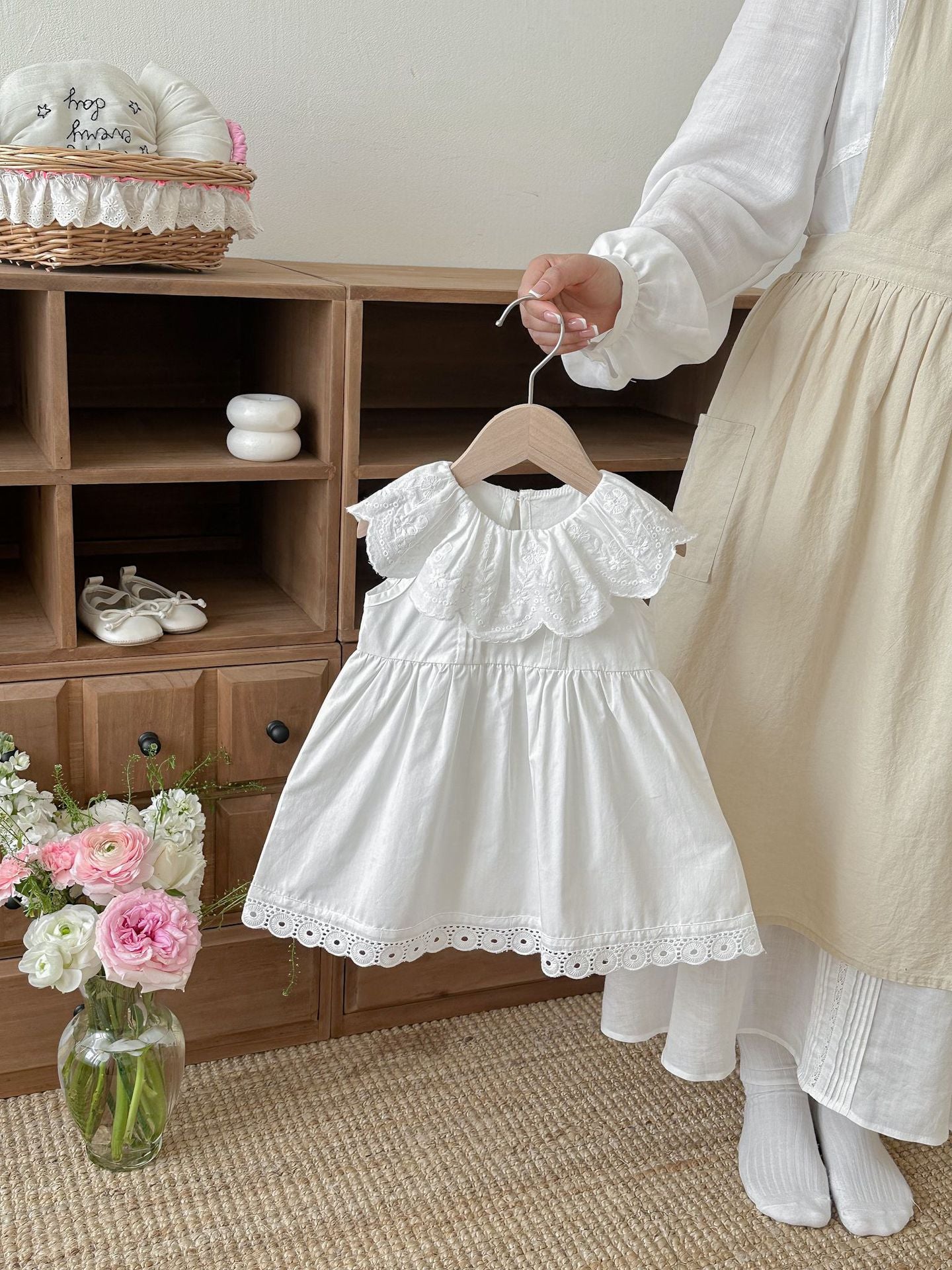 Vêtements d'été pour enfants Robe princesse en dentelle