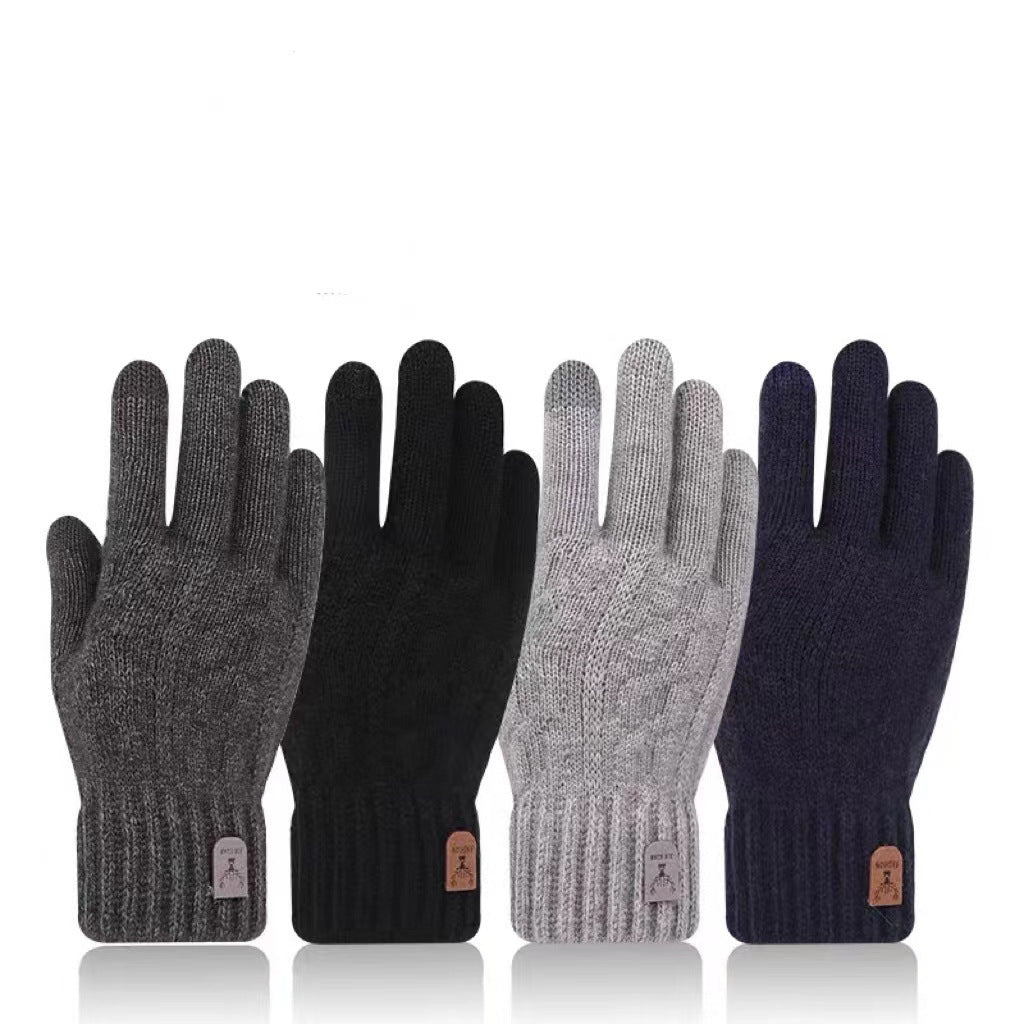 Conduite et équitation Gants tricotés Woolen à l'épreuve du froid