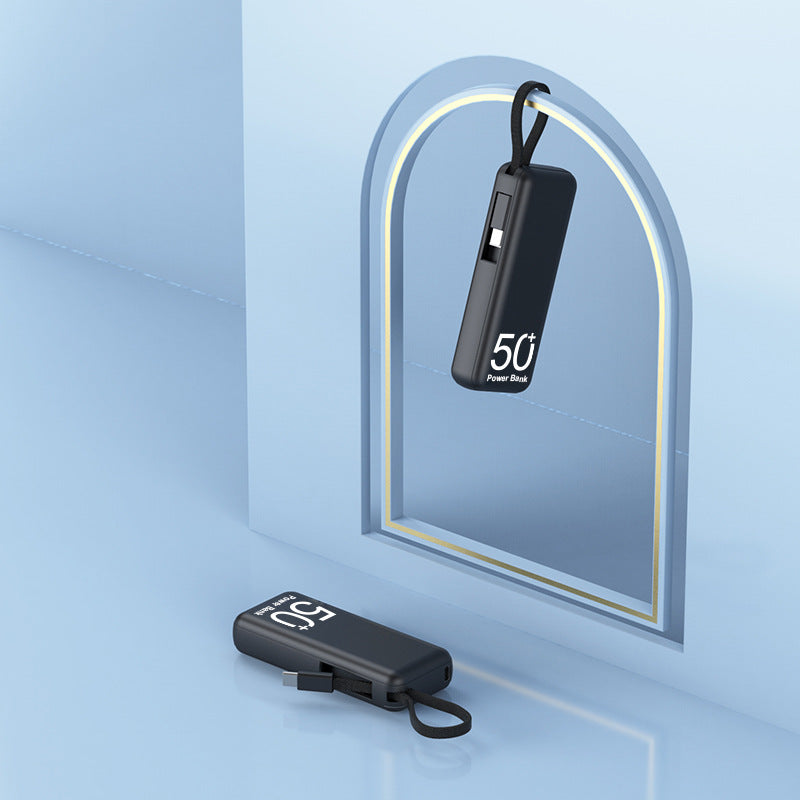 Portable Power Bank intégré dans le câble externe batterie de rechange Pack Mini