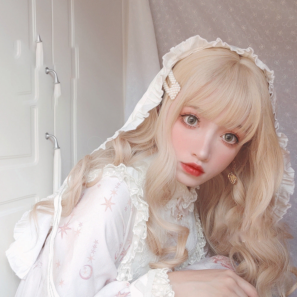 Perruque femme Long cheveux Lolita quotidienne Long Curly Soft Girl