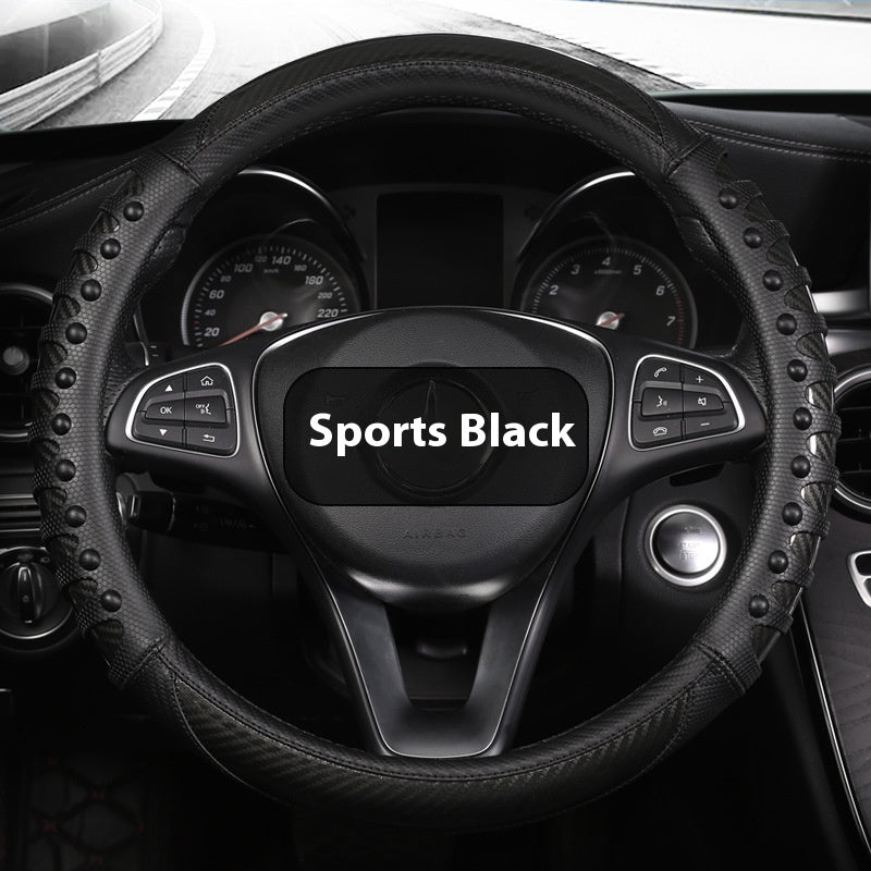 Leather Silicone Four Season Accessoires de voiture Couverture de volant