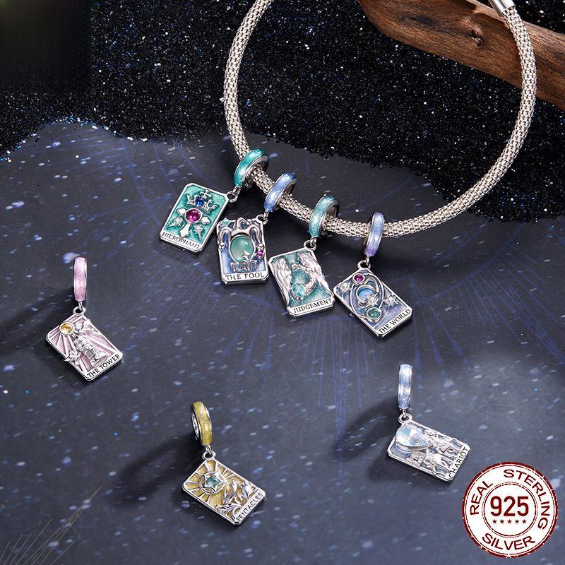 Carte de Tarot de style rétro Accessoires pendentif bricolage