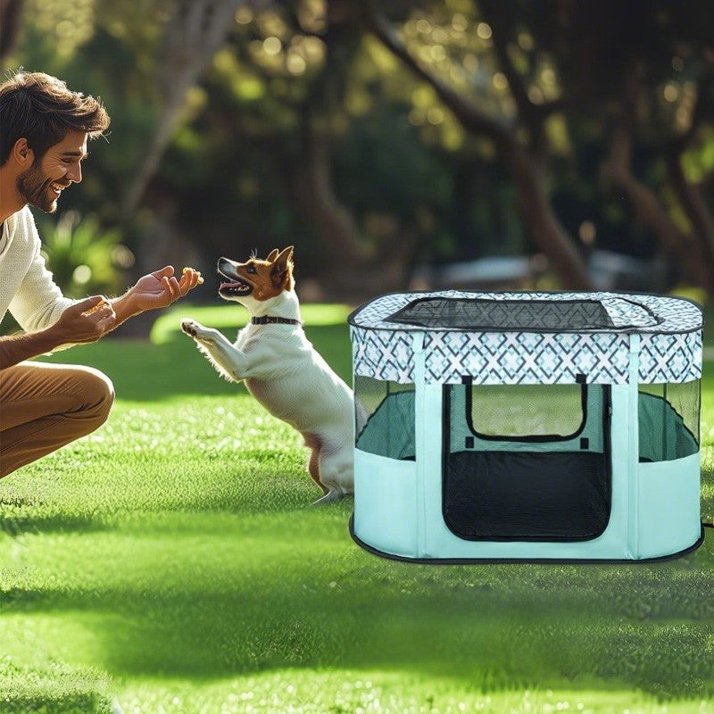 Tente pliable pour animaux domestiques Portable Soft Cage Indoor & Outdoors