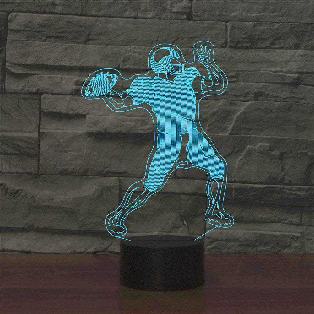 Commerce extérieur Rugby Quarterback Creative Night Light Produits