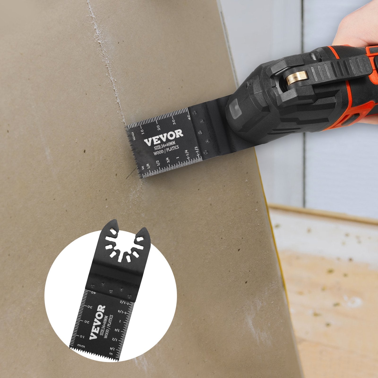 Lames de scies oscillantes VEVOR 50PCS