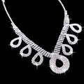 Coréen Mariage Robe de mariée Accessoires Deux Pièces Bijoux Bijoux Collier Anneau d'oreille