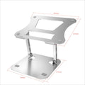 Support d'ordinateur Ordinateur portable en alliage d'aluminium Bureau pliant Base de stockage portable peut soulever Radiat