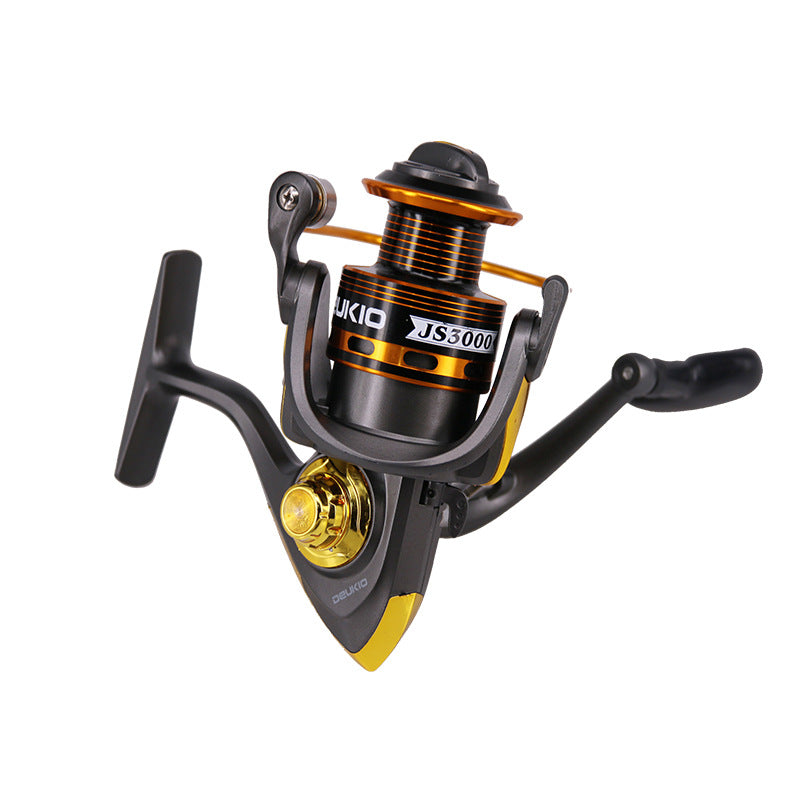 Bobine de pêche à la tête métallique