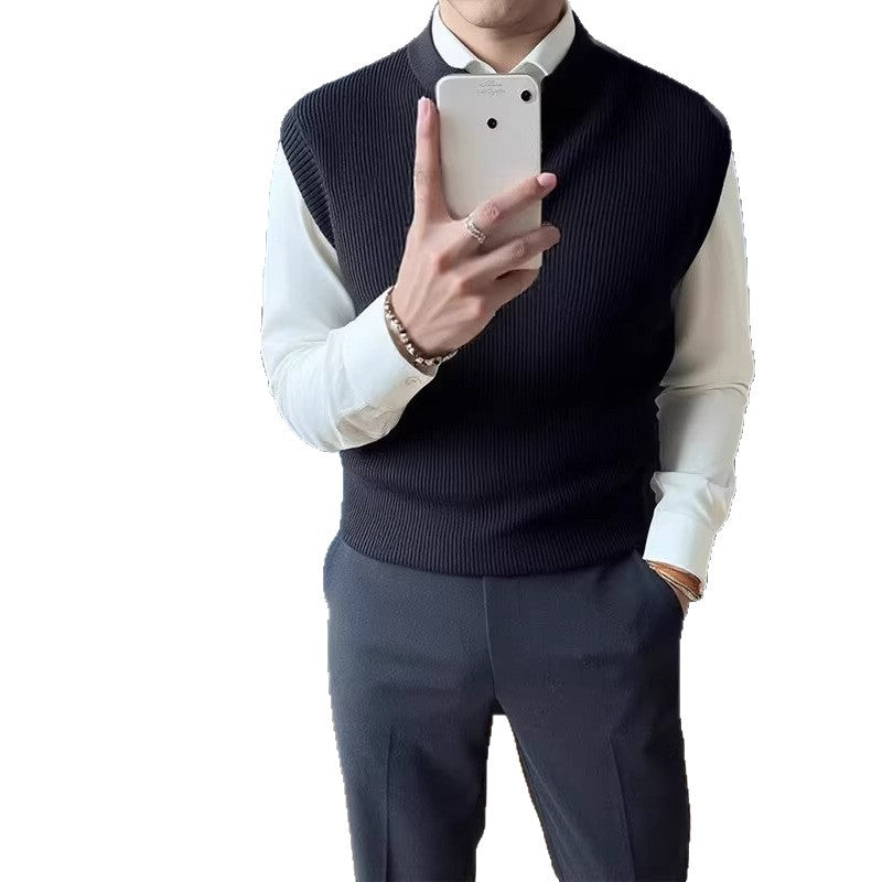 Léger luxe Business-casual Knit Vest