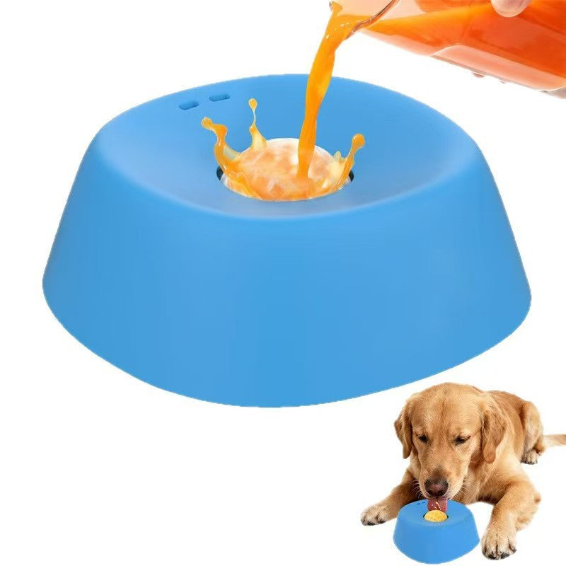 Pet Liquid Non-Slip Bone Broth Dog Licking Bowl