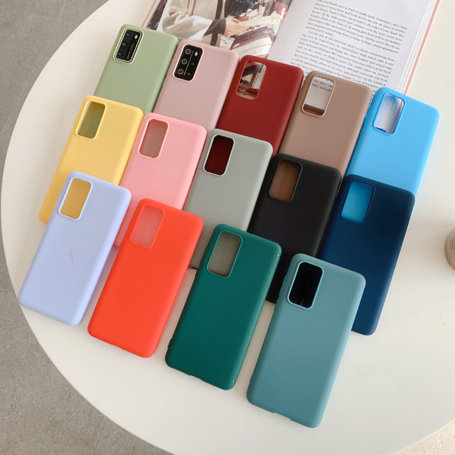 Couleur de boîte matériau solide couleur tpu coque tout inclus