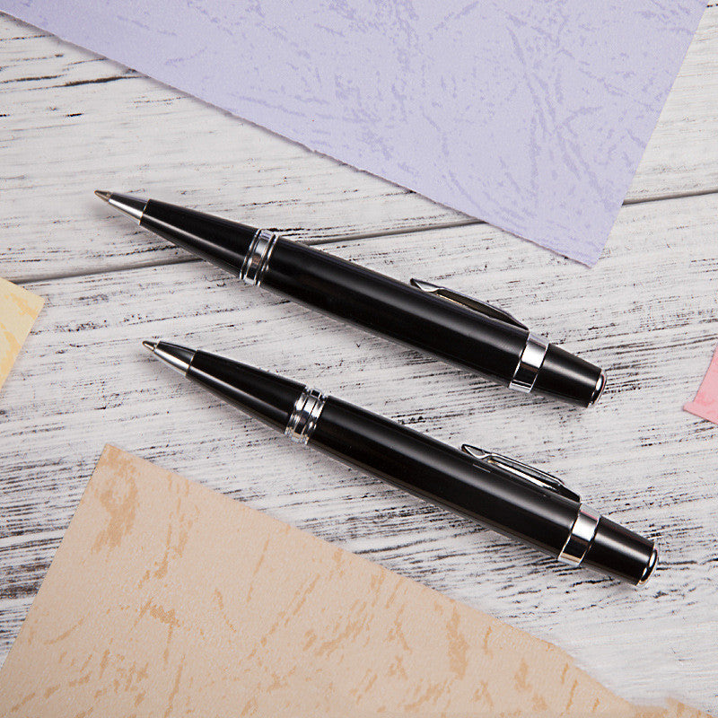Stylo d'huile de stylo à bille en métal court