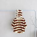 Mignon ours imprimé bébé Romper pour le printemps et l'automne
