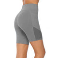 Stitching fitness short à cinq points