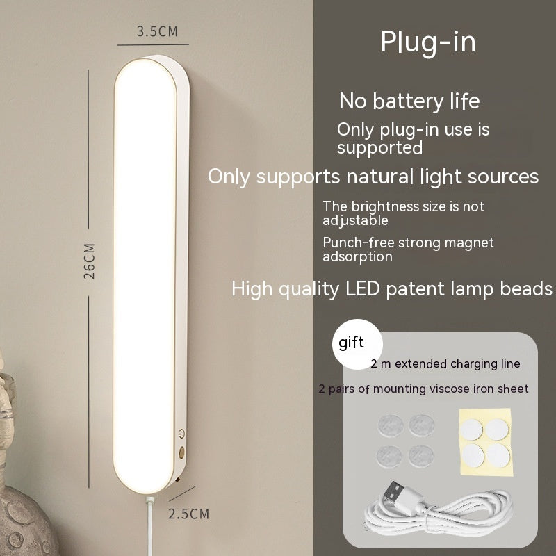 Lampe de bureau rechargeable de protection des yeux en plastique