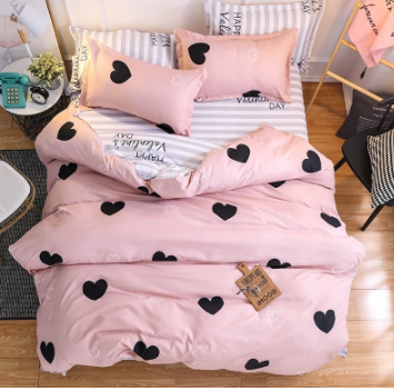 BETTY - MOOI BEDLANNEN SET VAN 4 DELEN
