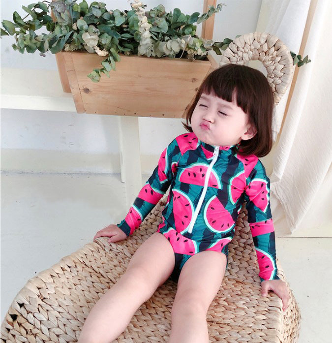 Maillots de bain pour enfants à la pastèque fraîche